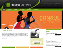 Tablet Screenshot of consulontrack.com